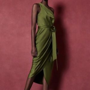Ted Baker Gabie One Shoulder Draped Dress